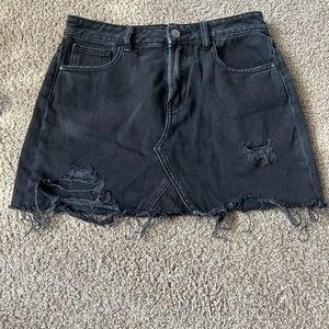 Pacsun Black Denim Skirt